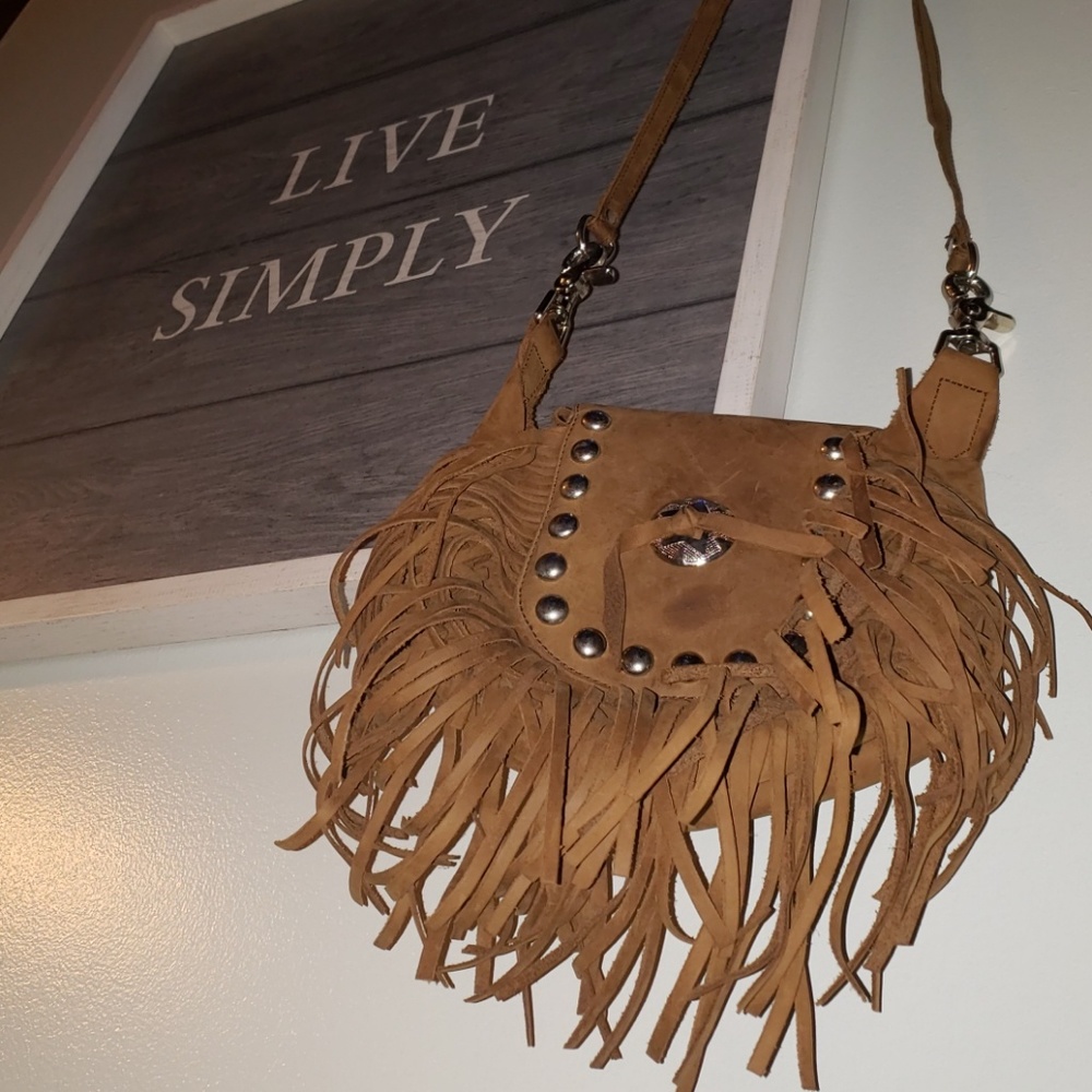 Indian fringe crossbody